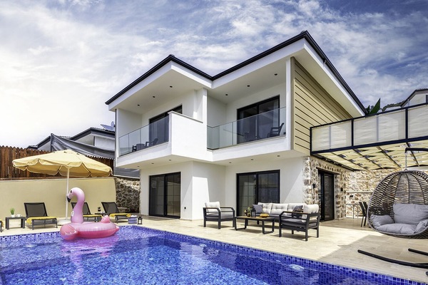 Brand new Villa Metehan in Yesilkoy town near Kalkan
