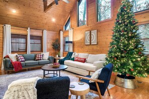 Smart TV, caminetto, videogiochi