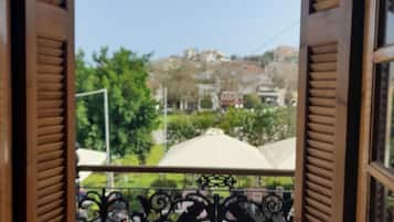 Vue depuis lâhĂ©bergement