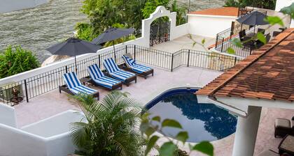 Casa Sol Large beautiful estate ocean front, with the jungle in your backyard!