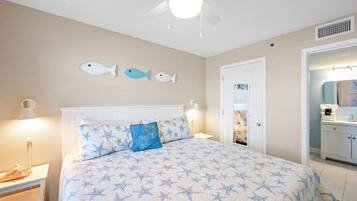 2 bedrooms, iron/ironing board