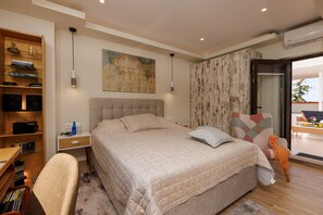 1 bedroom, WiFi, bed sheets - Rooftop loft with an amazing view (Malia)