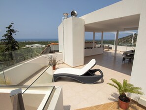 Terrace/patio - Rooftop loft with an amazing view (Malia)