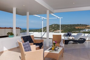 Terrace/patio - Rooftop loft with an amazing view (Malia)