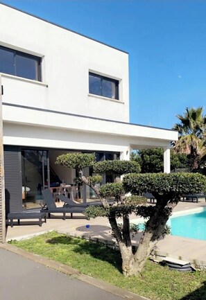 Pool - 5 minutes from La Hume beach, luxury family villa (Gujan-Mestras)