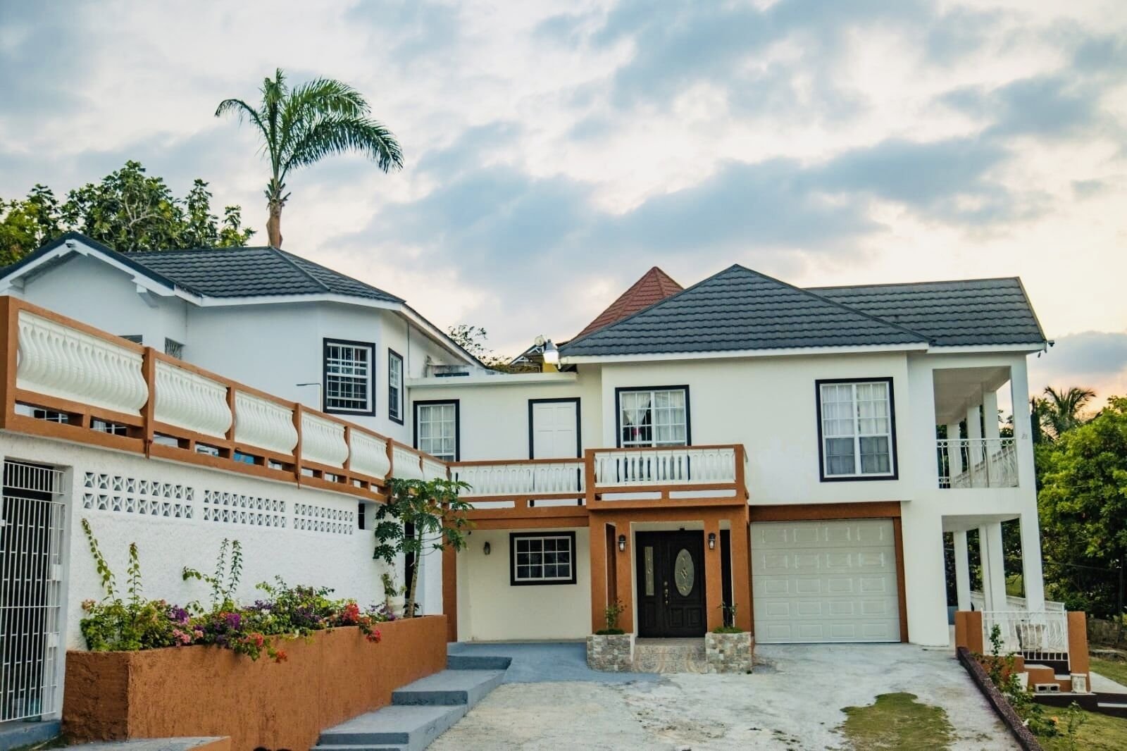 Voorkant van accommodatie