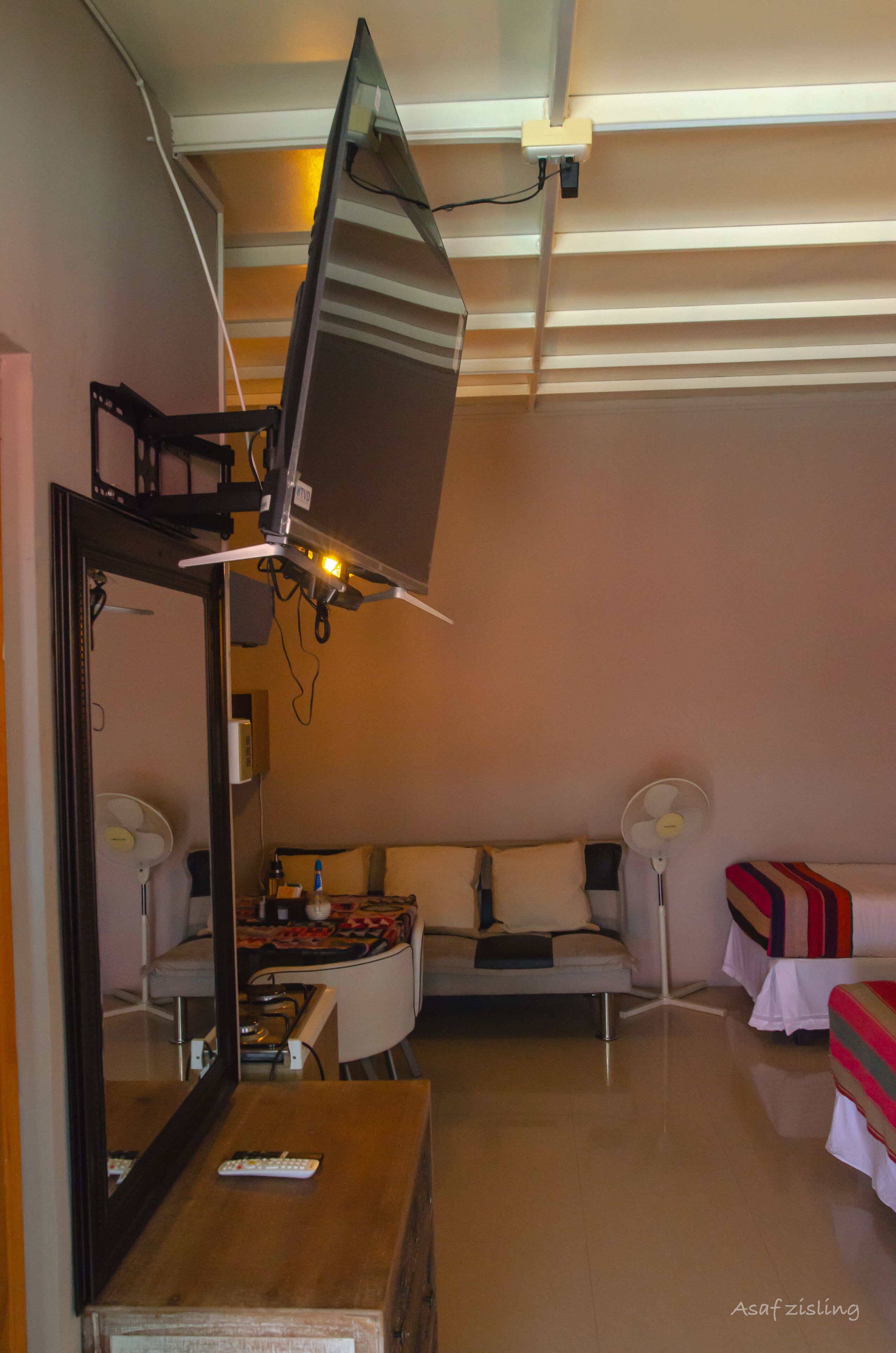 Familien-Ferienhütte, 1 Schlafzimmer, Blick auf den Innenhof