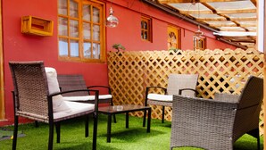 Family Cabin, 1 Bedroom, Courtyard View | Terrace/patio - CASA KIRCKIR (San Pedro de Atacama)