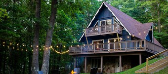 4BR charming cabin with firepit and lake access