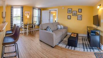 Lägenhet Classic - 1 kingsize-säng med bäddsoffa - kök | Vardagsrum | Platt-tv