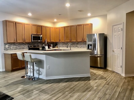 Private kitchen. Family house in Kissimmee.