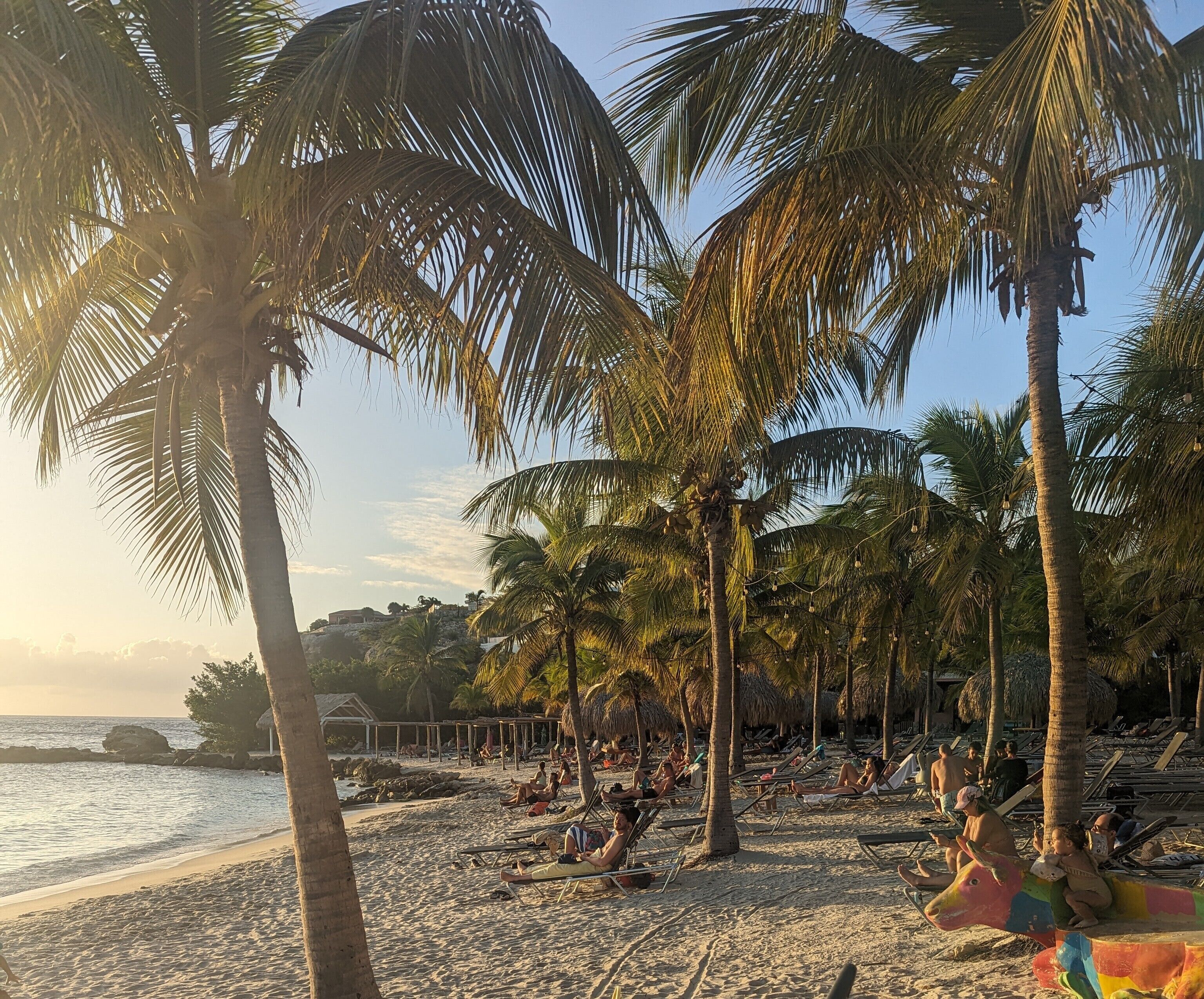 Perto da praia, toalhas de praia 
