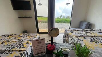 2 bedrooms, bed sheets