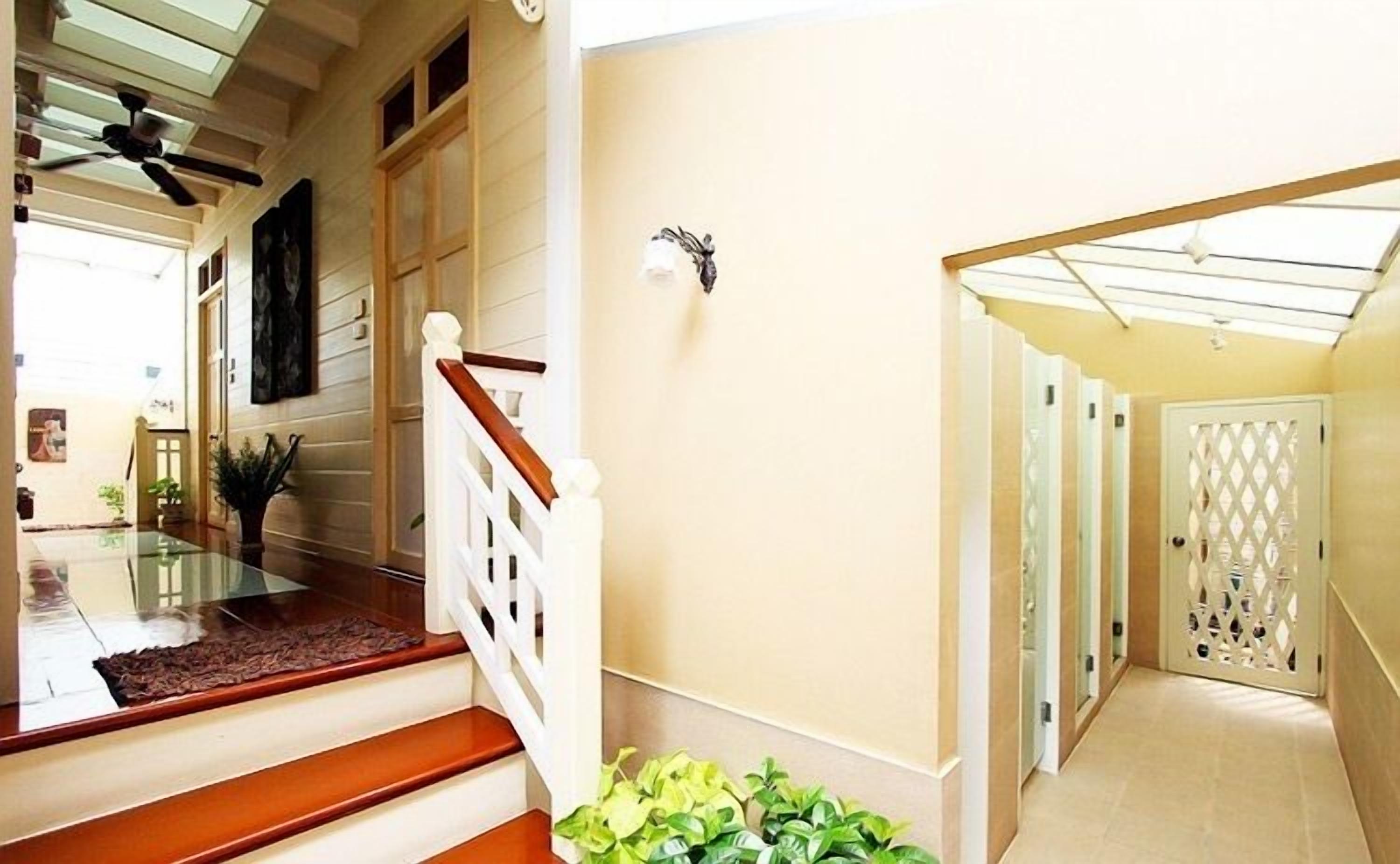 Free toiletries, hair dryer, towels, soap