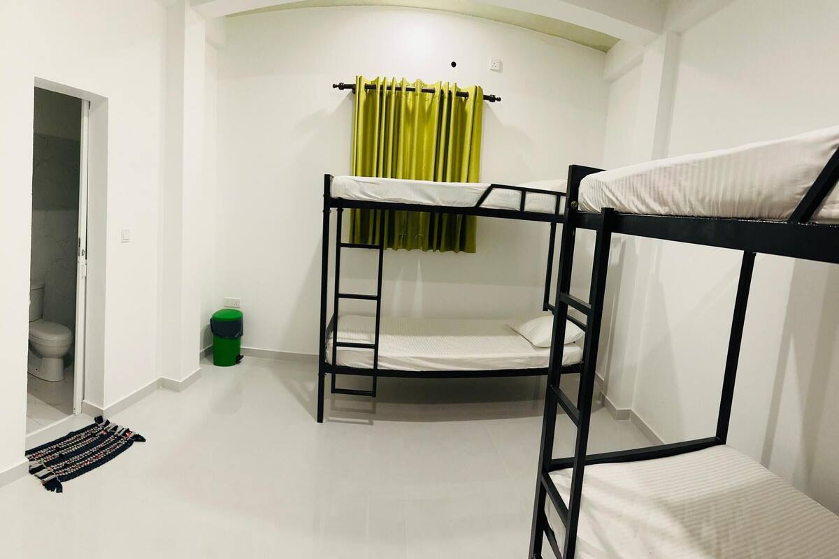 Basic Shared Dormitory, Men only | Soundproofing, iron/ironing board, free WiFi, bed sheets