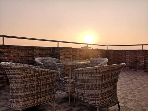 Terrace/patio - Hotel Krishna Kathmandu (Kathmandu)