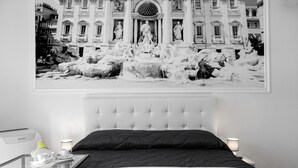 Comfort Double Room | Premium bedding, down comforters, in-room safe, desk - Emperooms Guest House (Rome)