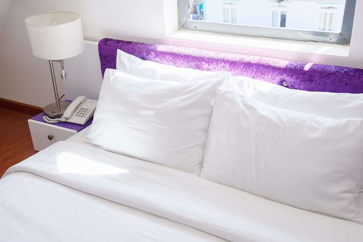 Premium bedding, in-room safe, individually decorated, blackout curtains
