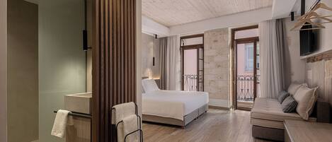 Superior Suite with balcony | In-room safe, blackout drapes, soundproofing, iron/ironing board