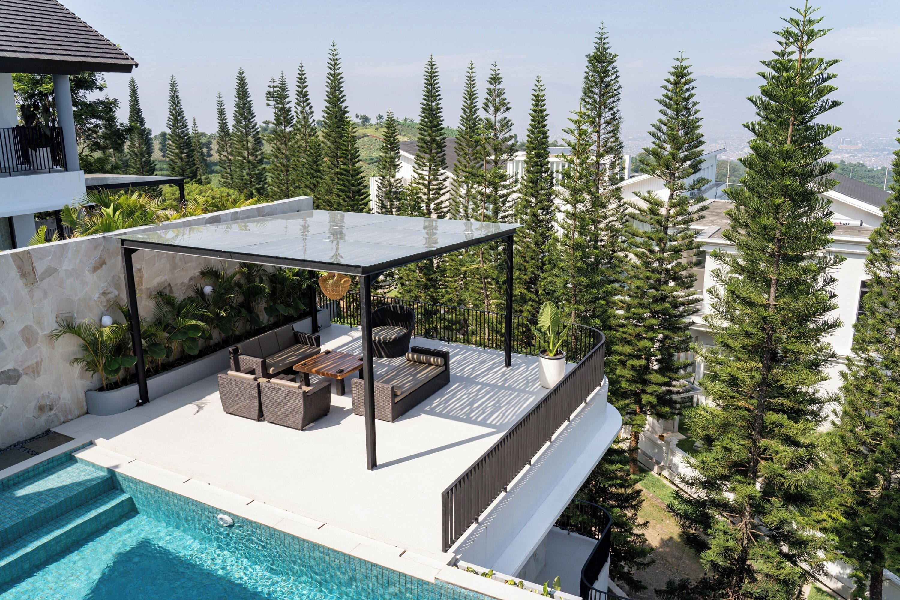 奢華別墅 | 露台/庭院