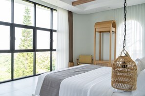 ラグジュアリー ヴィラ | 客室ごとに異なる装飾、アイロン / アイロン台、WiFi (無料)、ベッドシーツ