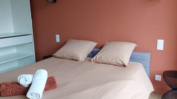 1 bedroom, iron/ironing board, travel crib, free WiFi