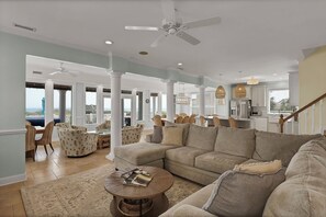 Smart TV, DVD player, table football, ping pong - Moondance | Oceanfront | Private Heated Pool & Hot Tub (North Topsail Beach)