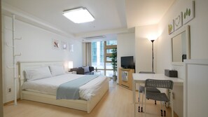 1 室のベッドルーム、アイロン / アイロン台、WiFi、ベッドシーツ