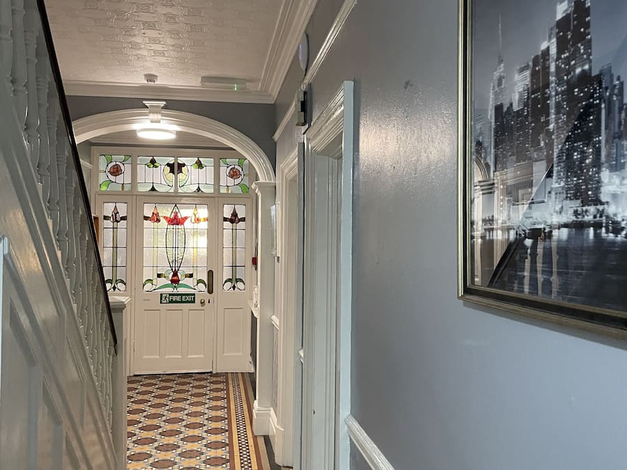 Facciata della struttura