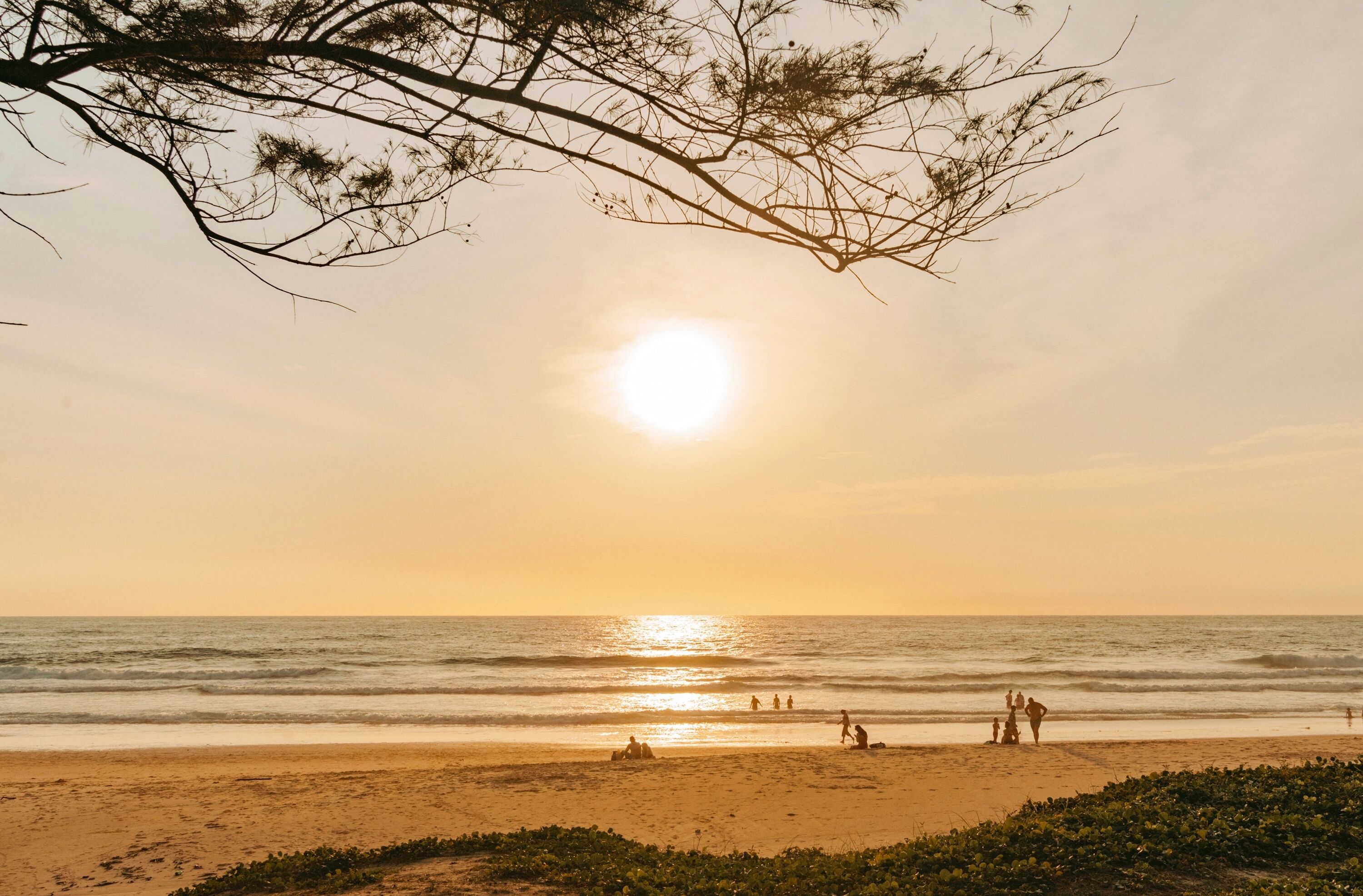 Vista para praia/oceano