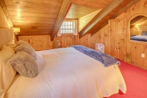 4 slaapkamers, een bureau, een strijkplank/strijkijzer, gratis wifi