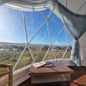 Romantic Tent, 1 Queen Bed, Bathtub, Mountain View