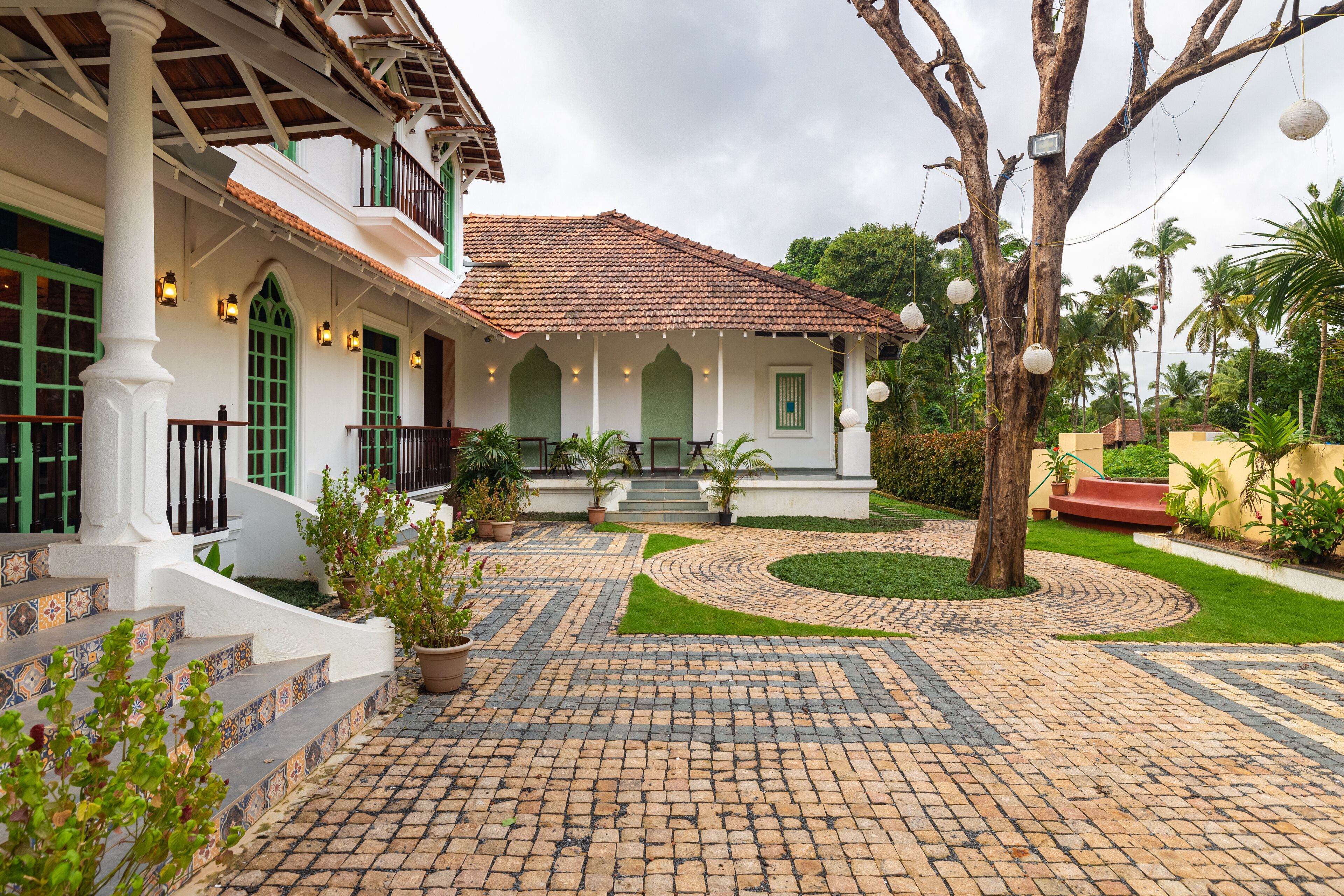 Fachada de la propiedad