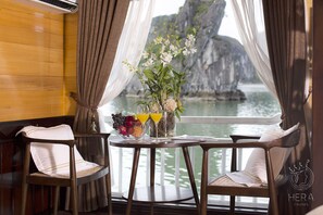 Senior Suite | Minibar, bed sheets, wheelchair access - Hera Grand Luxury Cruises Halong (Ha Long)