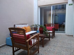 Terrace/patio - Habitación Doble 2 camas (Valdepeñas)