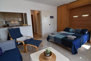1 chambre, fer et planche à repasser, accès Internet, draps fournis