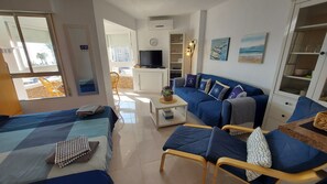 1 bedroom, iron/ironing board, internet, bed sheets - Studio Beachfront - fantastic location (Torrox Costa)