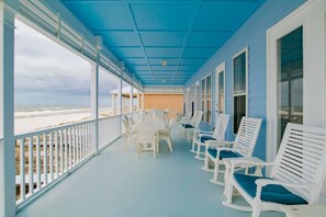 Outdoor dining - 6 BR Gulf Front Home! Sleeps 17 - Southern Lotus (Gulf Shores)