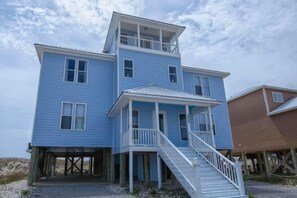 Exterior - 6 BR Gulf Front Home! Sleeps 17 - Southern Lotus (Gulf Shores)