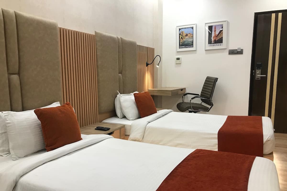 Economy-Zimmer | 1 Schlafzimmer, hochwertige Bettwaren, Schreibtisch