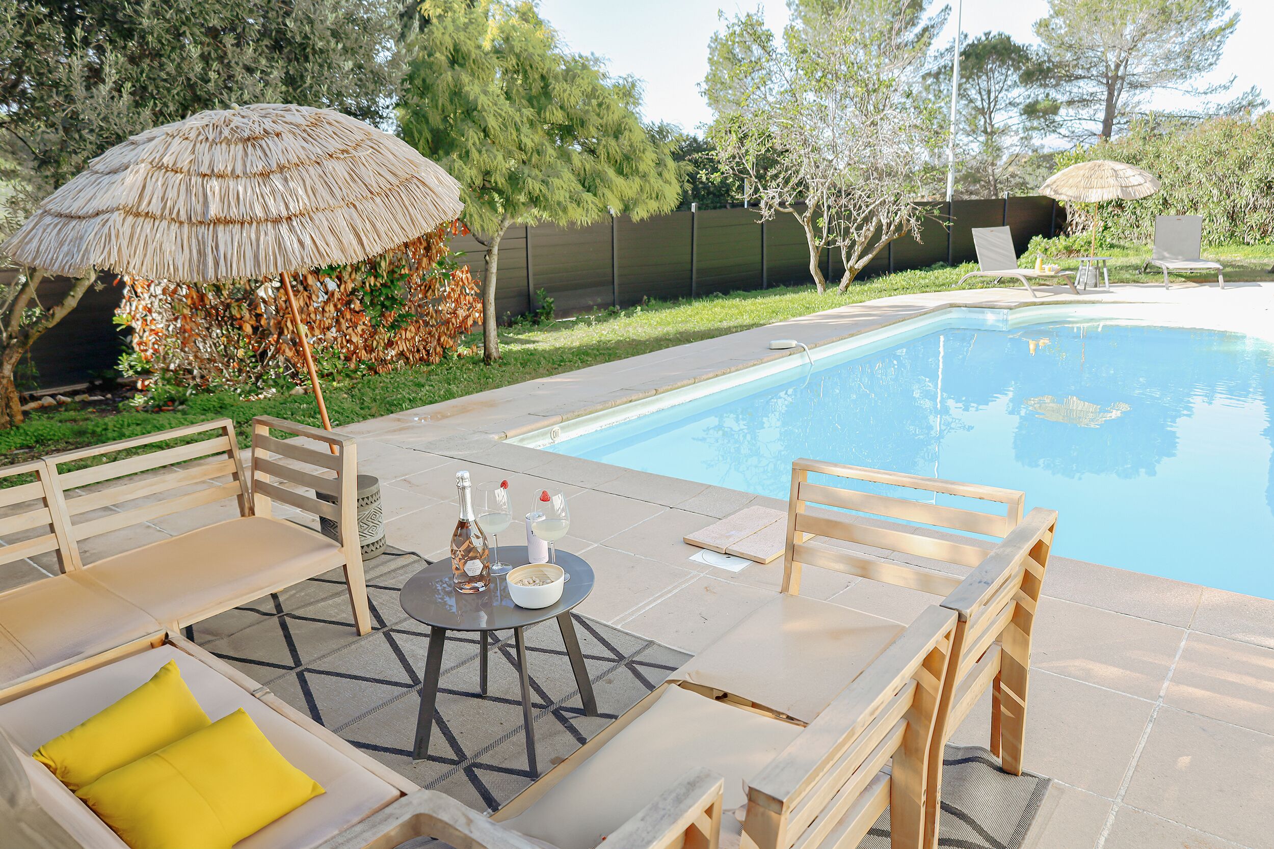 Alberca al aire libre 