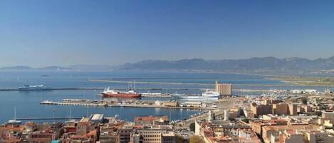 Vue depuis lâhĂ©bergement