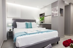 Studio | Iron/ironing board, free WiFi - Modern Newly Built Studio near Hilton (Athens)
