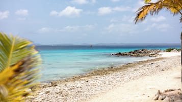 Private beach, white sand