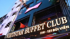 Front of property - Viet Star Buffet Club & Marvel Hostel (Ho Chi Minh City)
