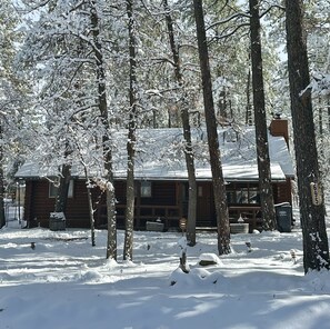 Exterior - Pinetop Log Cabin w/ Fire Pit, Near Trails! (Pinetop-Lakeside)