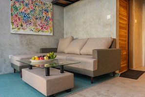 Suite junior, 1 habitación, vista a la montaña | 1 habitación, sábanas de algodón egipcio y ropa de cama de alta calidad 