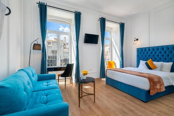 Studio Ville, vue ville | Wi-Fi gratuit, draps fournis