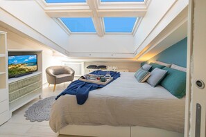 Deluxe-Apartment | 2 Schlafzimmer, Betten mit Memory-Foam-Matratzen, Bügeleisen/Bügelbrett