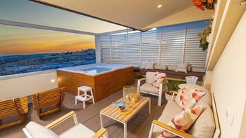 Deluxe-Apartment | Terrasse/Patio